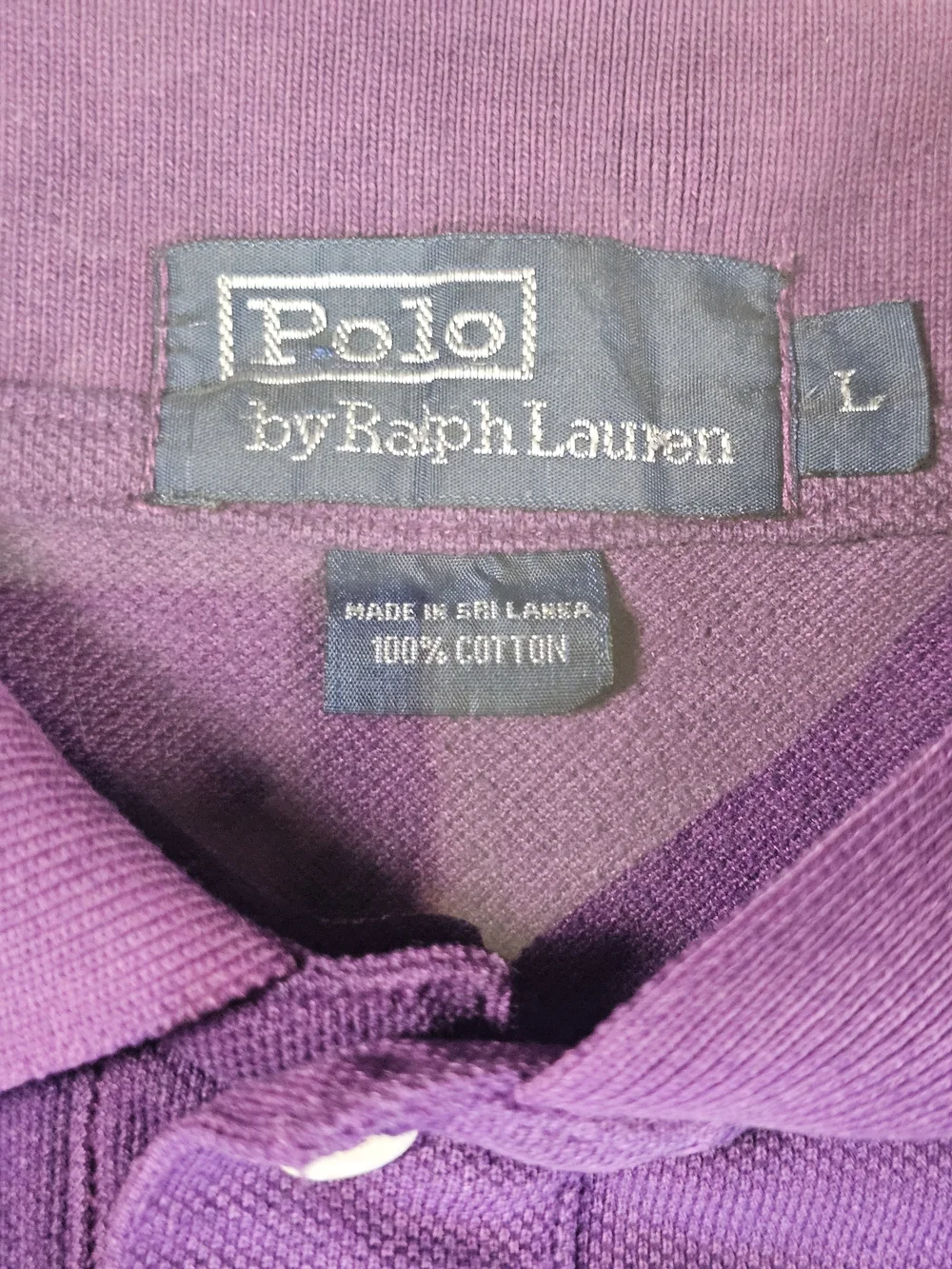 Polo Ralph Lauren Polo Purple Large Navy Polo Pony Number 3 Size Large